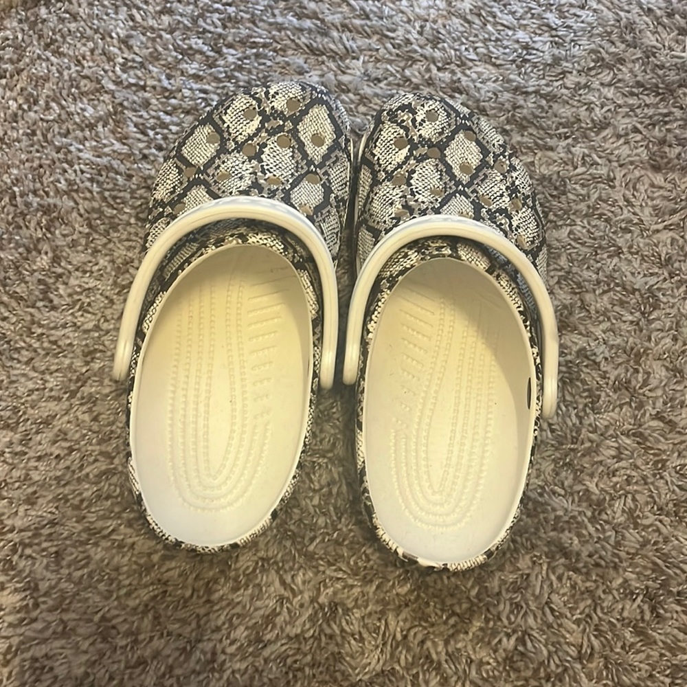 Classic Snake Print Crocs